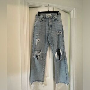 Zara ripped jeans